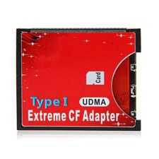ChenYang SD SDHC SDXC to CF Type I Compact Flash Memory Card Adapter Red
