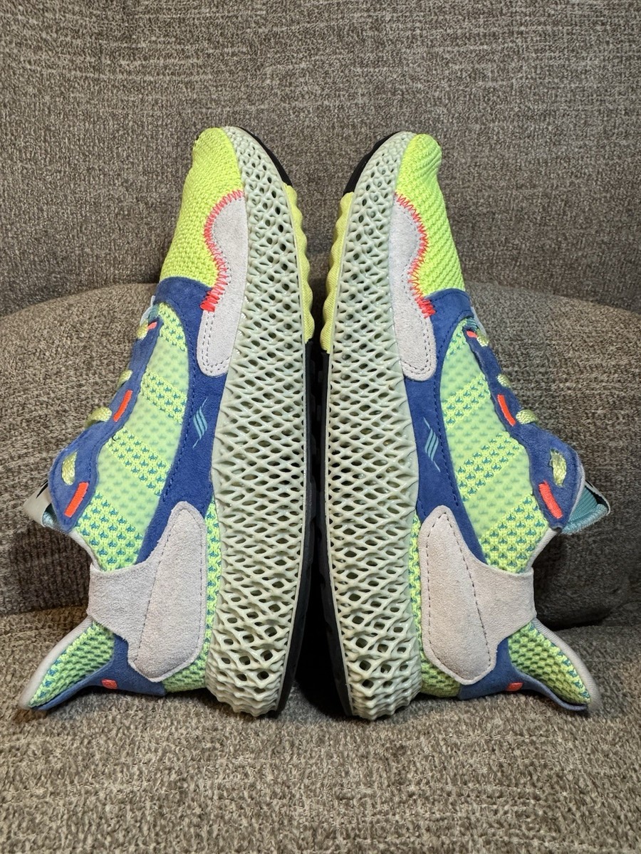 Adidas ZX 4000 4D Men's Easy Mint EF9623 Size 7.5 Running shoes