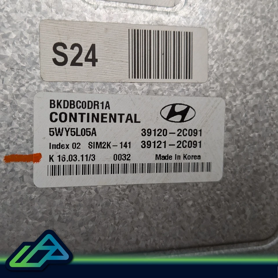 Hyundai Genesis 2010 2011 2012 cupé 2,0T ECU módulo de control del motor 39120-2C091 Foto 3 de 4