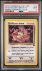 PSA 9 2000 Team Rocket's Meowth 18 Black Star Promo Pokemon Card - Mint!
