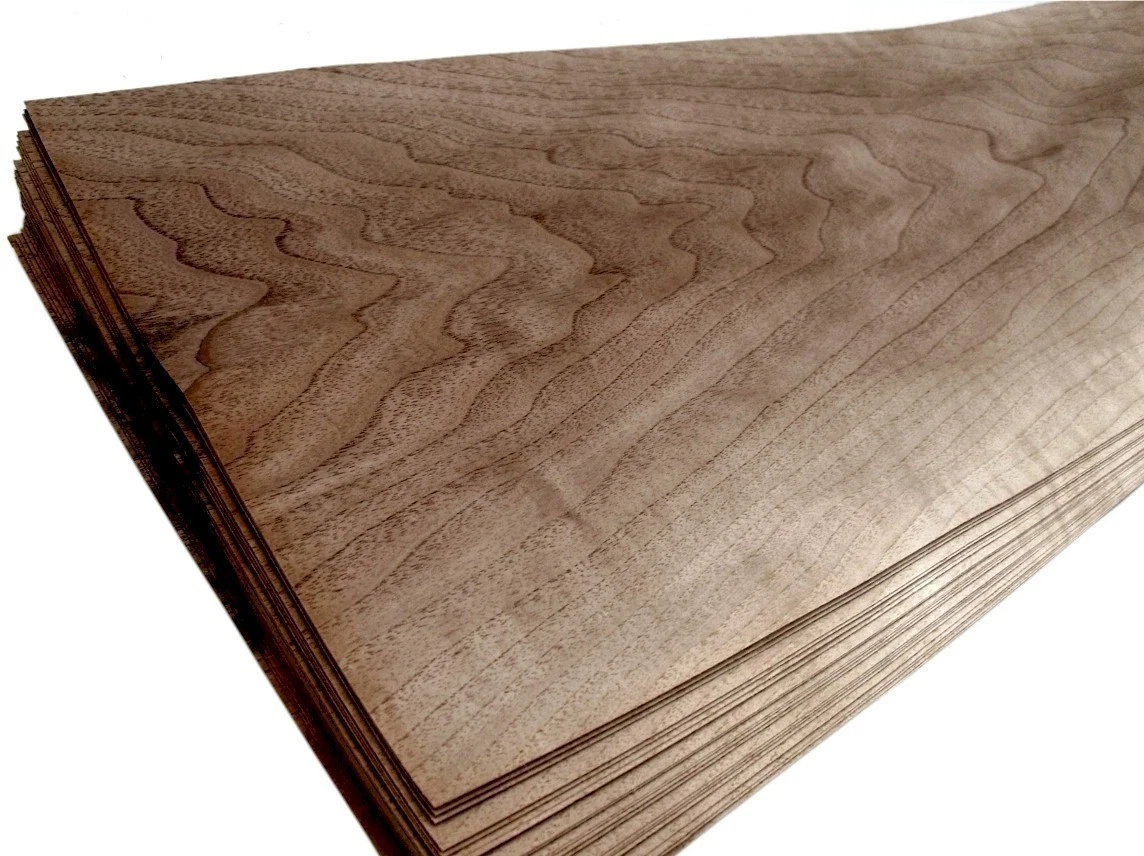 12 hojas EURO NOGAL chapa chapa de madera auténtica hoja construcción de muebles estante madera noble