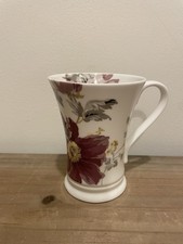 Laura Ashley Amethyst Garden Peony Mug Fine Bone China