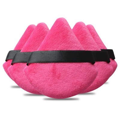 Powder Puff 6 PCS Powder Puffs Makeup Puff Face Soft Triangle Powder Puff for...