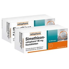 Simethicon-ratiopharm 85 mg Kautabletten Set 2 St