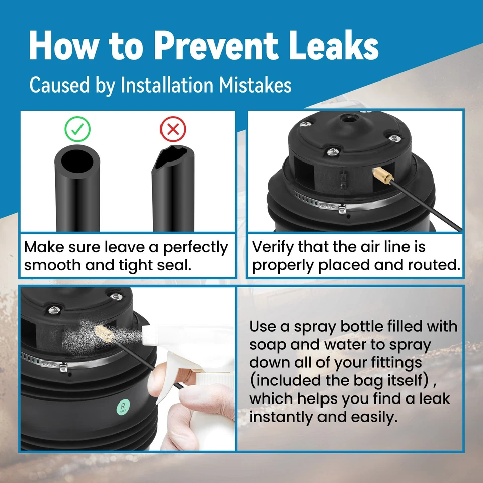 2 后乘客驾驶员气动弹簧袋适用于梅赛德斯奔驰 E550 E350 W211 07 08 09 — 第 2/4 张图片