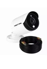 Night Owl CM-C50X-BU-JF 5MP HD White Bullet Security Spotlight Camera with 60...