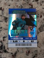 2019-20 UD Credentials Debut Ticket Access /999 Jacob Middleton Rookie RC