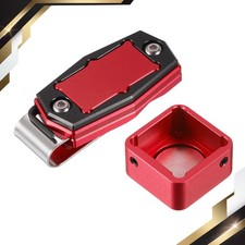 Billiard Magnetic Chalk Holder Aluminum Alloy Pool Billiard Chalk Tip Case Red