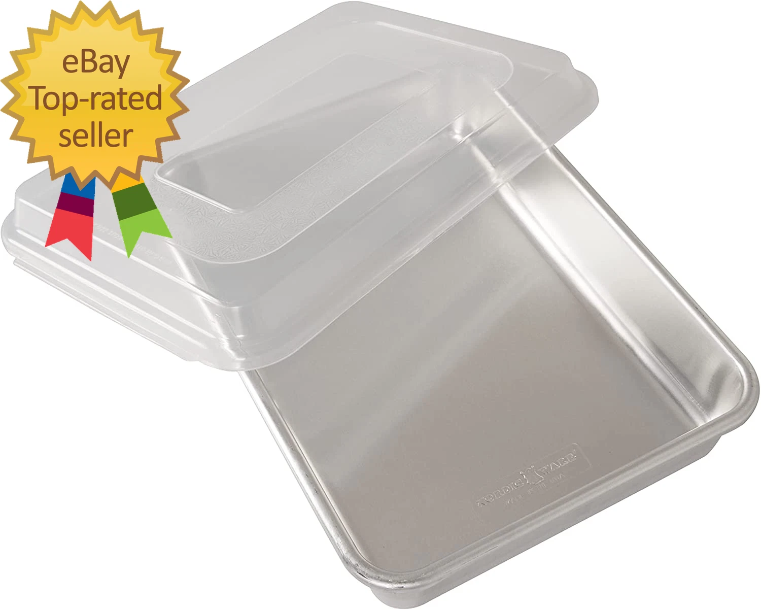 Natural Aluminum Commercial Cake Pan with Lid Rectangle Pan
Opens in a new window or tab