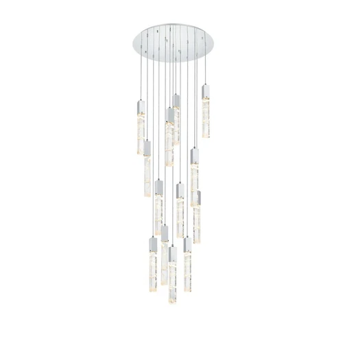 Elegant Lighting Aurora 30" Chandelier, Chrome - 2089G30C - Picture 1 of 1