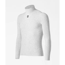 Stay x-warm Thermal Jersey Long Sleeve High Neck Pearl Grey Silverskin Bicic