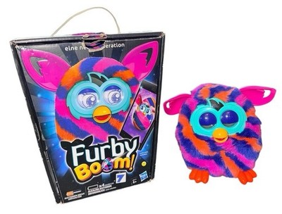 Hasbro Furby Boom Pink Blau Orange Interaktives elektronisches Spielzeug defekt