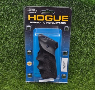 Hogue Ruger MK II/MK III Rubber Grip w/ Finger Grooves, RH w/ Thumb Rest #82060