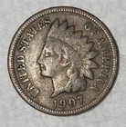 1907 P Philadelphia Mint Indian Head Penny Cent - Ungraded (KIN002)
