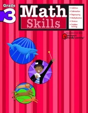 Math Skills: Grade 3 Flash Kids Harcourt Family Learning 