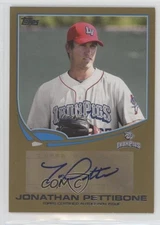 2013 Topps Pro Debut Auto Gold /50 Jonathan Pettibone #PDA-JPE Rookie Auto RC