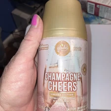 Glade Champagne Cheers Automatic Spray Refill Limited Edition 6.2 OZ NWOT