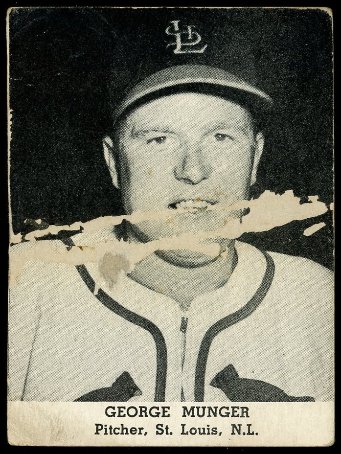 1947 Tip Top (D323) George Munger St. Louis Cardinals