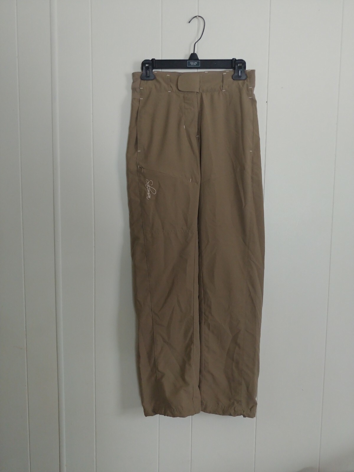 Salomon pantaloni poliestere nylon talpa escursionismo elasticizzati da donna taglia 4