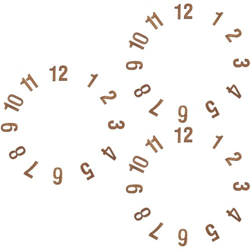 3 Pieces Watch Face Accessories Miss Clock Numeral Kit Number Replacement - Zdjęcie 12 z 12