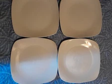 4 Gibson Salad/Dessert Plates 8 1/2 Inches Nice Condition Square Replacements