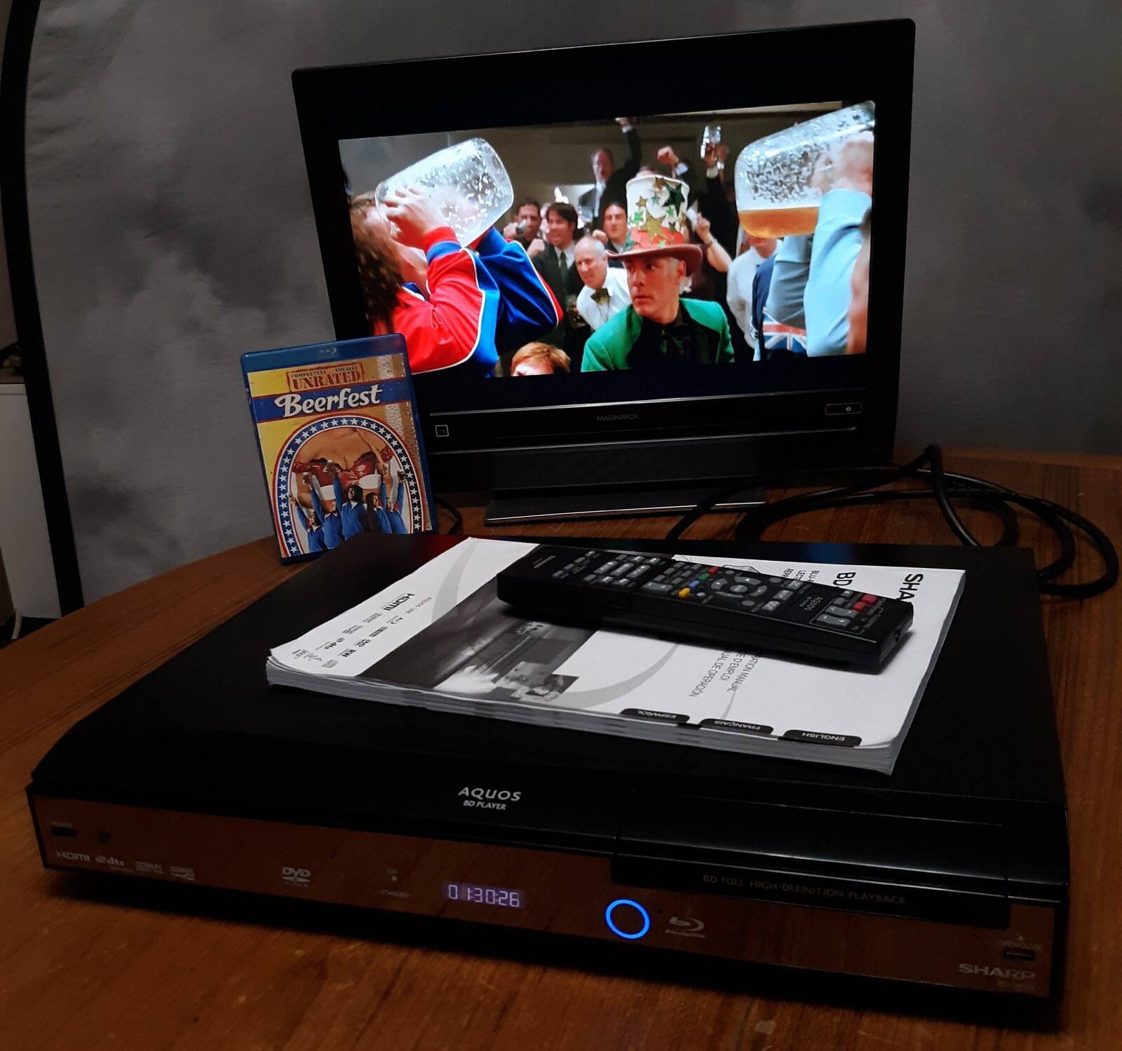 Sharp Aquos Blu-Ray Player BD-HP20U Working with Remote and Owner's Manual - Picture 21 of 23
