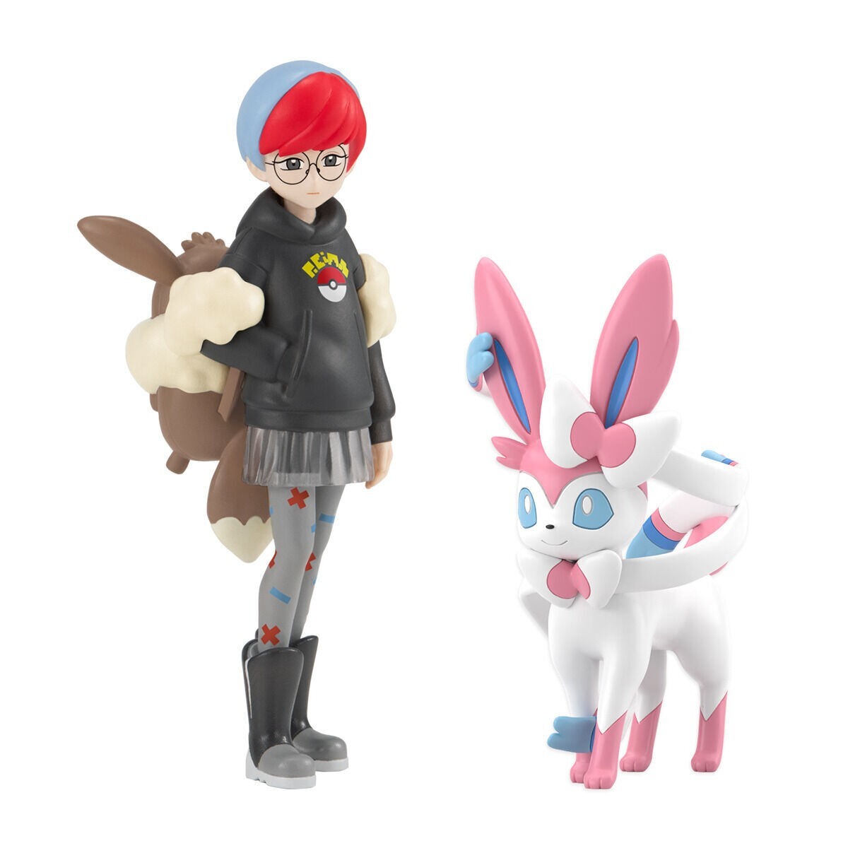 Pokemon Scale World Paldea Region Eevee Evolution & Penny Sylveon