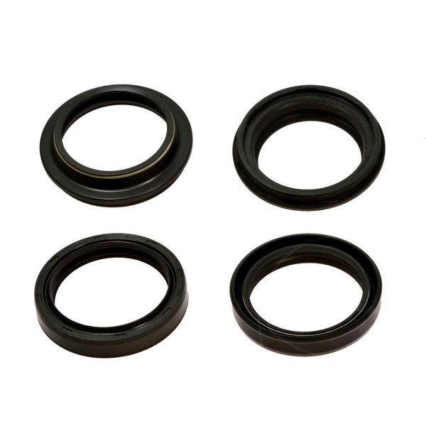 Gabel Simmerringe Mit Staubkappen Passend FüR Kawasaki KLX 650 C Bj. 1993-1995-image