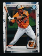 YUSNIEL DIAZ ⚾ 2020 Bowman Chrome Prospects #BCP-170 Baltimore Orioles