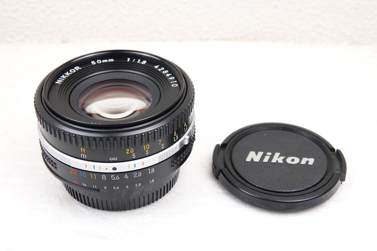 NIKON AIS NIKKOR 50mm PANCAKE PRIME MANUAL FOCUS LENS GOOD
