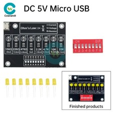 Soldering Practice Kit DIY Electronic Circuit Project Resistor Learning Board