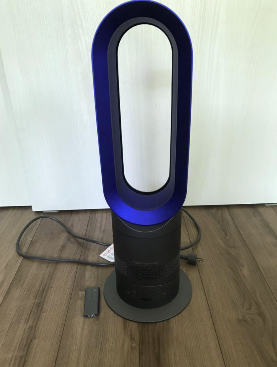 Dyson Hot+Cool Multiplier Fan Heater Grey Blue AM05 japan used free shipping jet