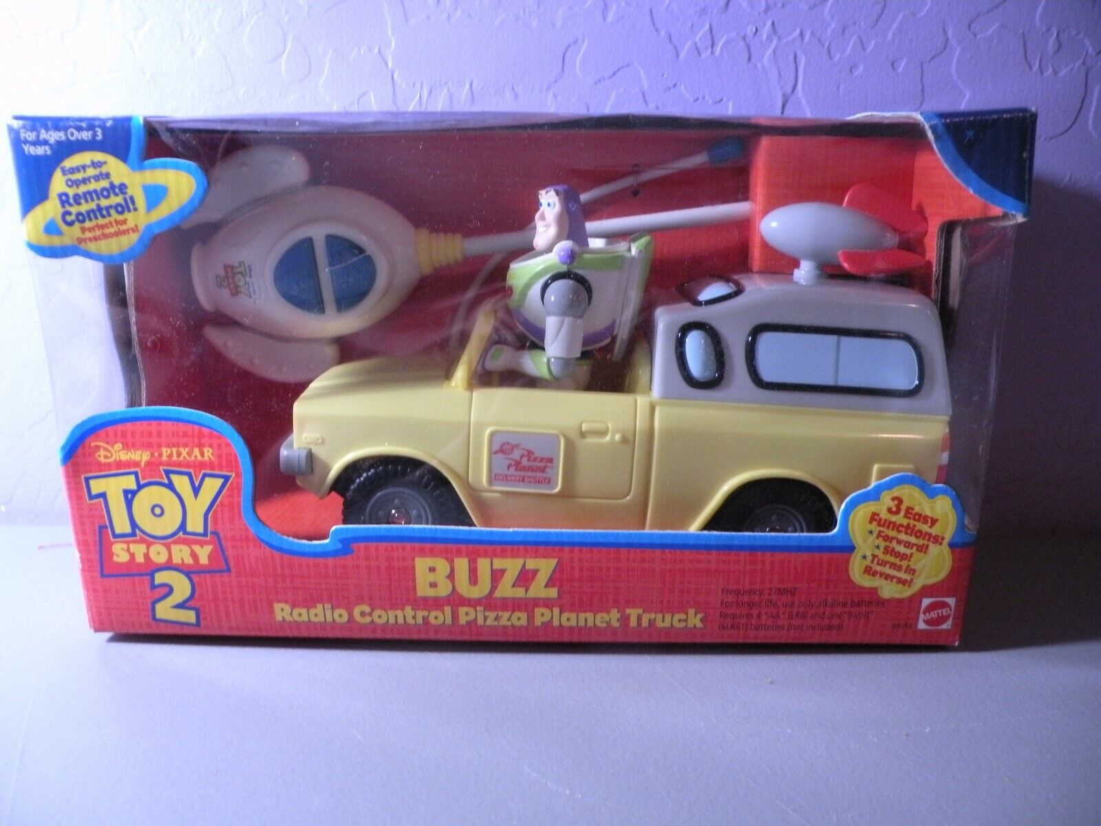 Toy Story 2 Buzz Lightyear RADIO CONTROL Pizza Planet Truck RC Car Sealed NIB 