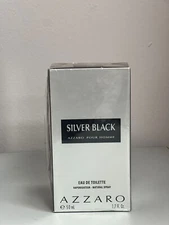 Sliver Black by Azzaro Pour Homme for Men EDT 1.7 FL OZ / 50ML Spray New In Box