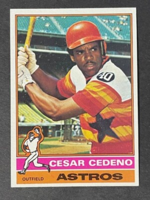 VINTAGE 1976 Topps CESAR CEDENO # 460 -SET BREAK - MT