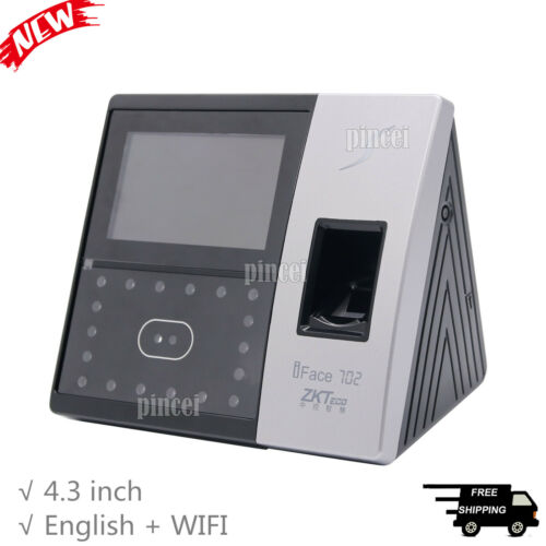 Biometric Identification Time Attendance Face Reader WIFI ZKTecK iFace702 - Picture 1 of 10