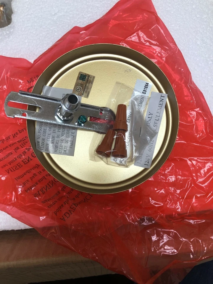 Colgante Oro Vintage 4 Luces Colección Palacio Progress Lighting Foto 3 de 4