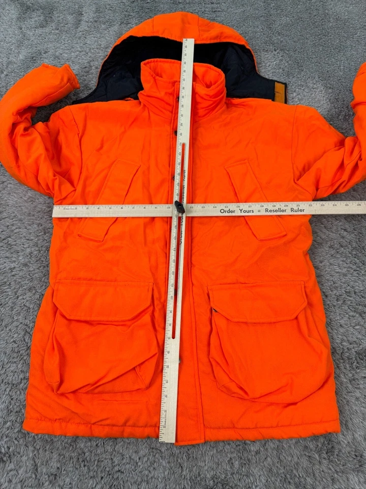 Winchester Jacket Mens Medium Hunters Orange Hooded Insolated Shotgun Parka Coat - Image 4 of 4