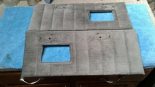 1981 1987  Chevy Truck Parts Interior Door Panel Carpets Gray Original Vintage  