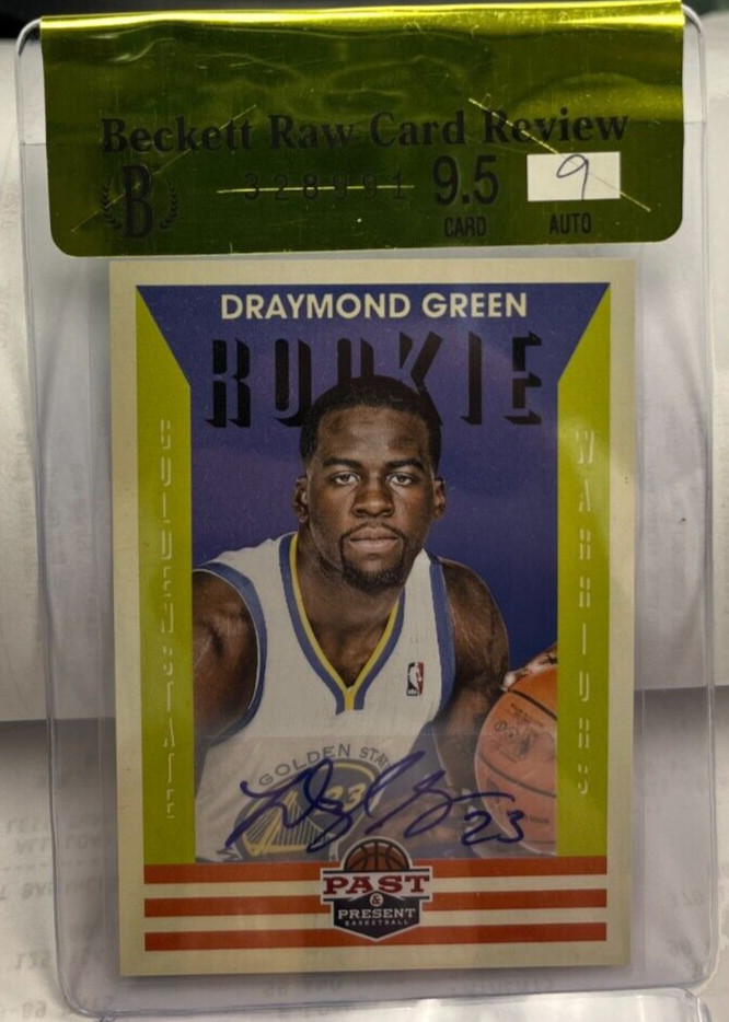 Draymond Green 2012-13 Panini Past & Present RC Autograph Auto #171 BGS/RCR 9.5
