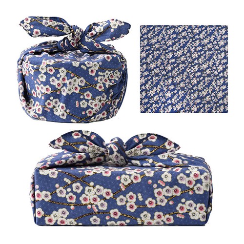 Fazzoletto Cinese Giapponese Bento Furoshiki Panno Avvolgente Tovaglia Regali - Foto 16 di 16
