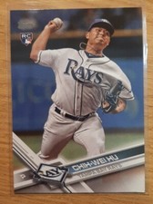 2017 TOPPS UPDATE CHIH-WEI HU ROOKIE #198 TAMPA BAY RAYS