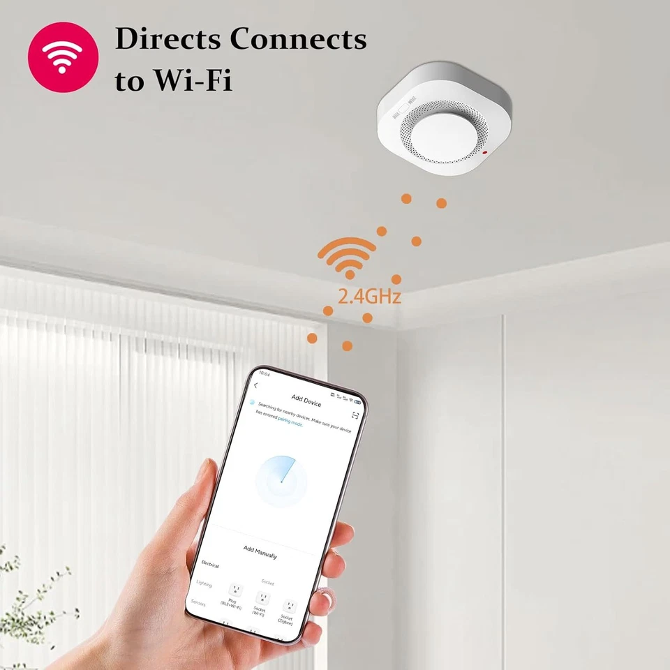 Tuya Wifi Smoke Alarm Kit Fire Smoke Alarm Fire Alarm Smart Life App Push - Image 4 of 4