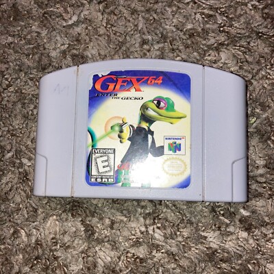 Gex 64: Enter the Gecko (Nintendo 64, 1998) 31719197125| eBay