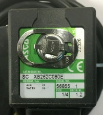 ASCO SC XB262C080E *NEW* ¼" SOLENOID VALVE 24VDC COIL. AIR, WATER (8A5)