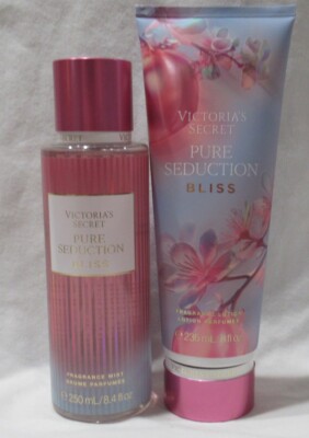 Victoria's Secret Fragrance Mist & Lotion Set Lot of 2 PURE SEDUCTION BLISS