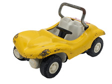 Vtg Tonka Yellow Fun Dune Buggy-Metal-Made In USA-3.75" Long-Free Shipping