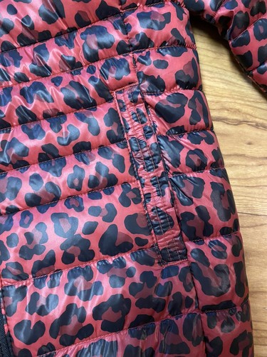 NEW Girls NIKE Just Do It Printed Jacket Coat Size 4 Leopard Pink Black NWT - Picture 3 of 12