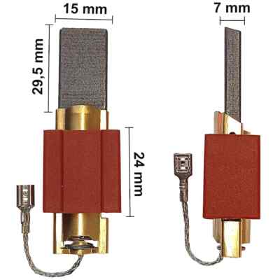 Kohlebürsten Kohlen für Miele W989, W989I, WDA100 Waschmaschine