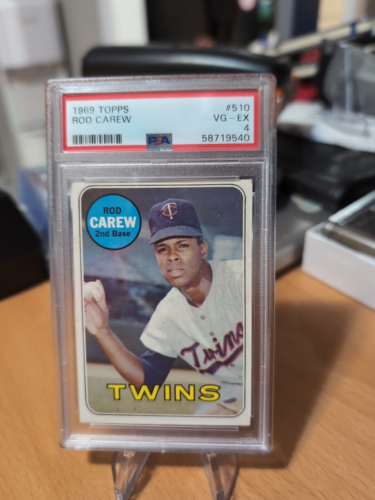 1969 Topps PSA 4 VG-EX #510 Rod Carew Twins Angels